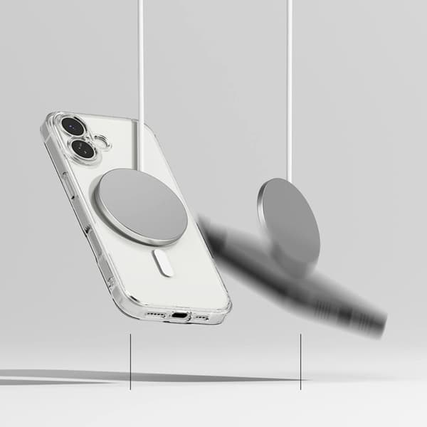 Ringke Mobilskal till iPhone 17 Magsafe Magnetic Fusion - Clear Transparent