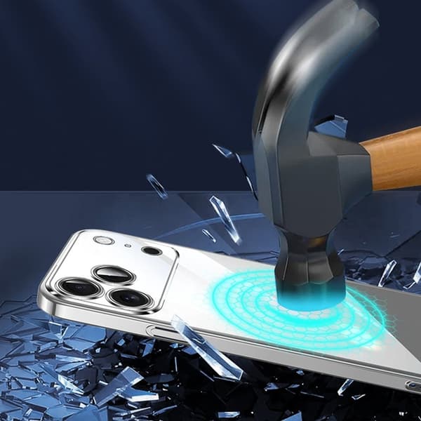 SULADA JINGJIA Mobilskal till iPhone 17 Pro Max Hård PC Klart Silver
