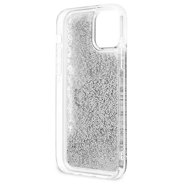 Guess iPhone 12 Pro Max Skal Liquid Glitter - Silver Silver