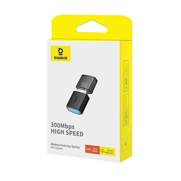 Baseus USB network card 300Mb/s BS-OH169 - Svart Svart