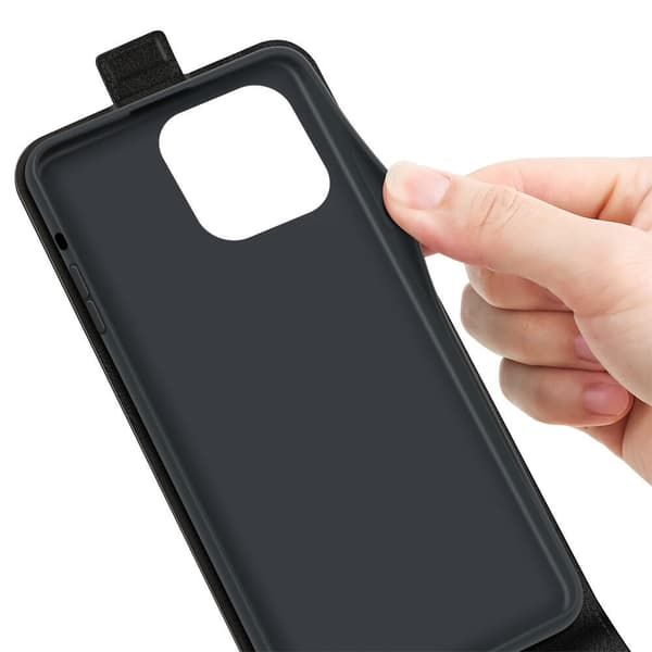 Kääntökuori korttipaikalla iPhone 13 Pro - Musta Black