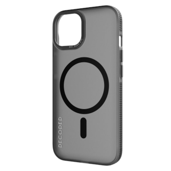 Decoded iPhone 15 Plus Mobilskal Magsafe - Ice Svart Svart
