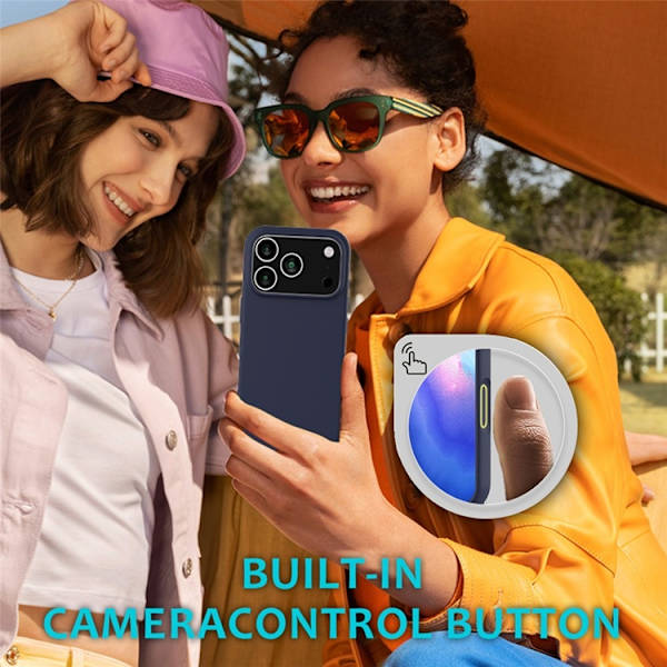 Mobilskal till iPhone 17 Pro Liquid Silikon - Blå Blå