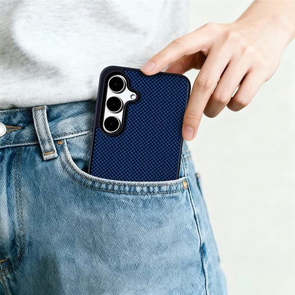EYCASE Mobilskal för Samsung Galaxy S26 Plus Magnetiskt TPU - Mörkblå