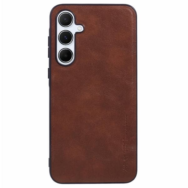 X-LEVEL Bojue-3 Mobilskal för Samsung Galaxy A55 5G - Brun