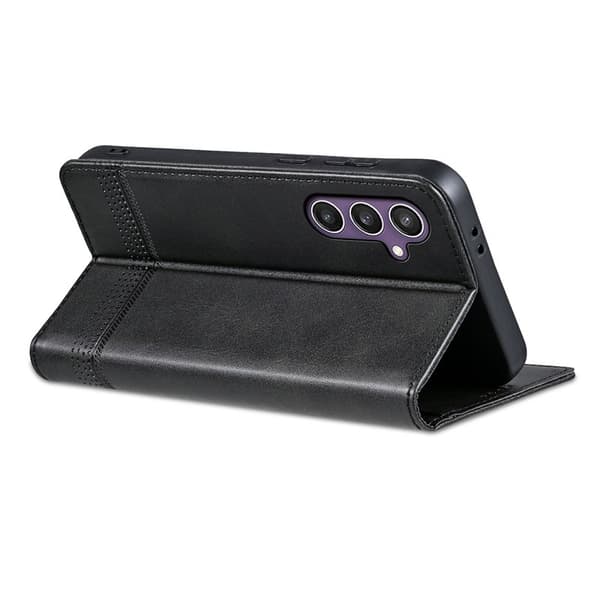 AZNS Samsung Galaxy A36 5G Plånboksfodral Konstläder - Svart