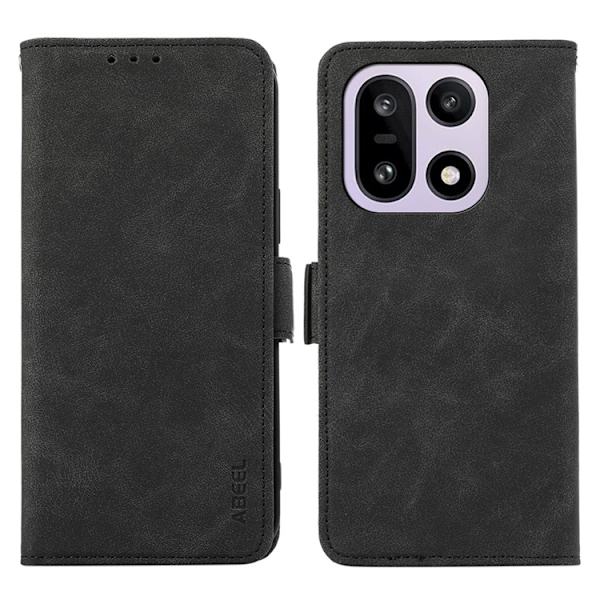 ABEEL OnePlus 15 Plånboksfodral RFID Blocking Konstläder Svart