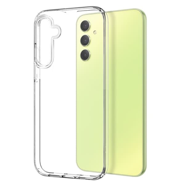 Mobilskal till Galaxy A34 5G Soft TPU med Härdat glas - Clear Transparent