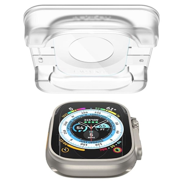 Spigen [2-Pack] Apple Watch Ultra 1/2 (49mm) Härdat Glas Skärmskydd
