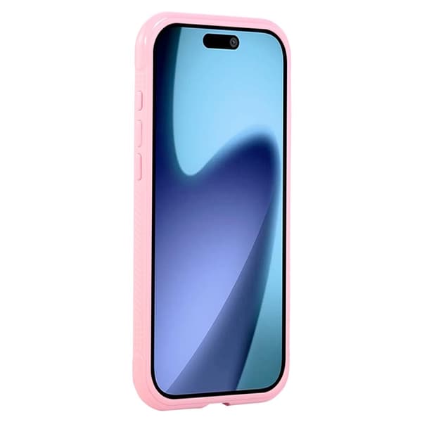Mobilskal till iPhone 17 Pro Max MagSafe TPU+PC Transparent - Rosa Rosa