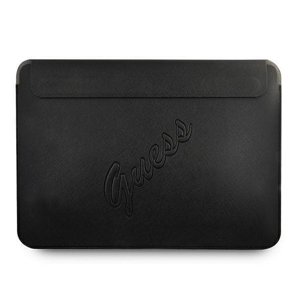 Guess Saffiano Script Computertaske 13" - Sort Black