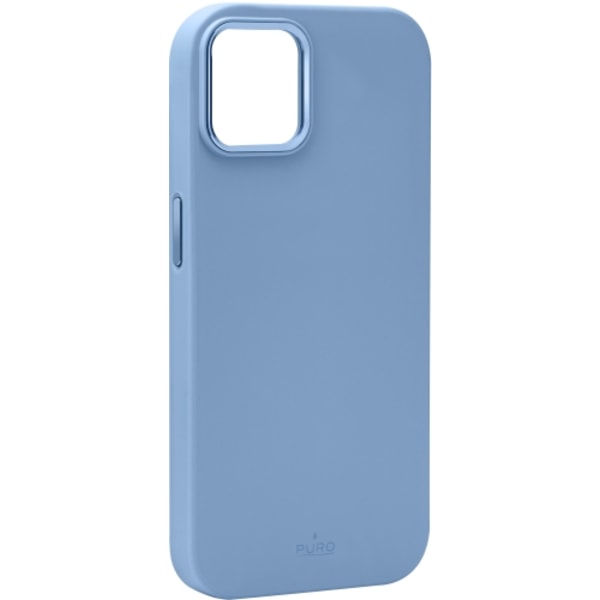 Puro iPhone 15 Mobile Case Magsafe Silicone - Vaaleansininen