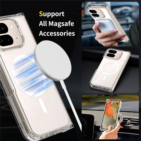 Mobilskal till Google Pixel 10 Pro Fold MagSafe Repa Resistant Transparent