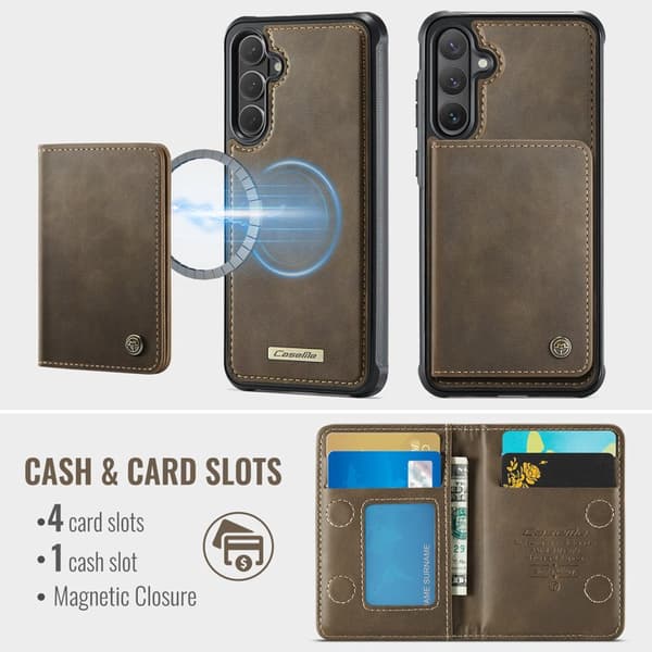 CaseMe Mobilskal för Samsung Galaxy S26 Plus Magnetiskt PC + TPU - Kaffe