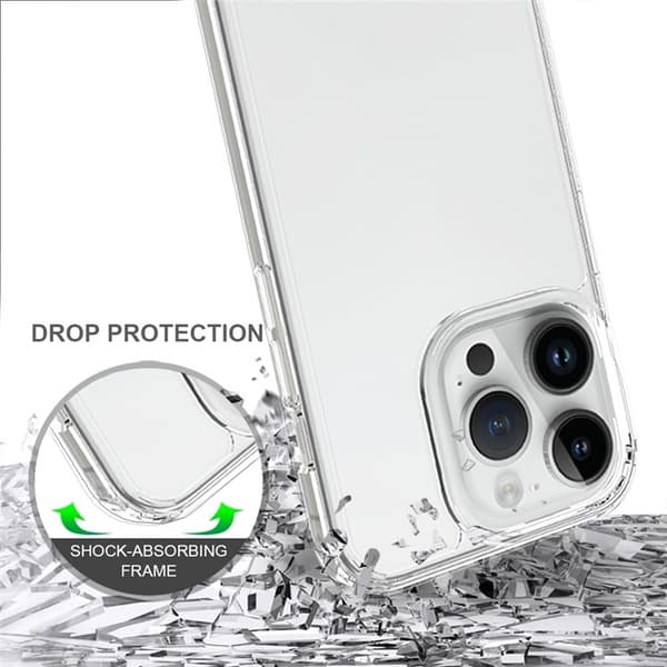 BOOM Mobilskal till iPhone 15 Pro Acrylic TPU - Clear Transparent