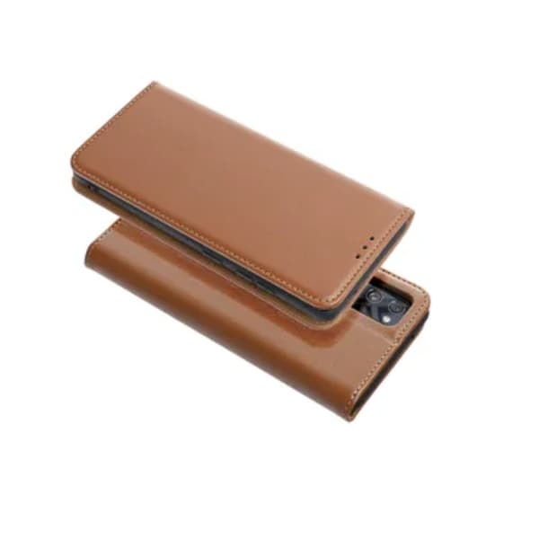 iPhone 16 Pro Max Plånboksfodral Smart Pro Läder - Brun Brun