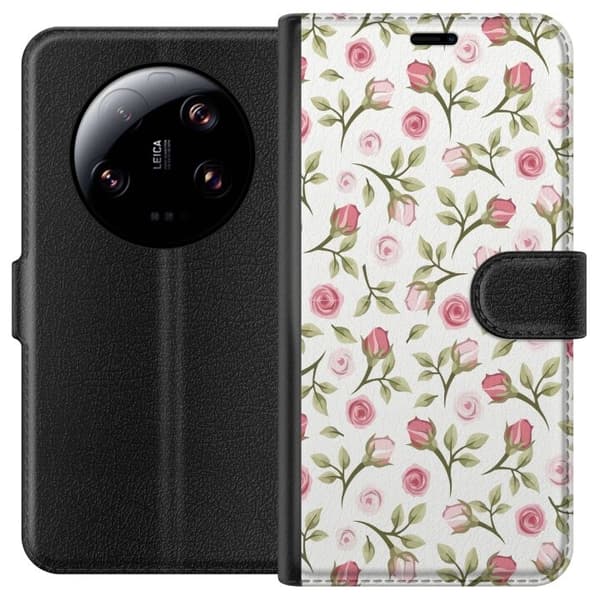 Plånboksfodral till Xiaomi 13 Ultra med Blommigt