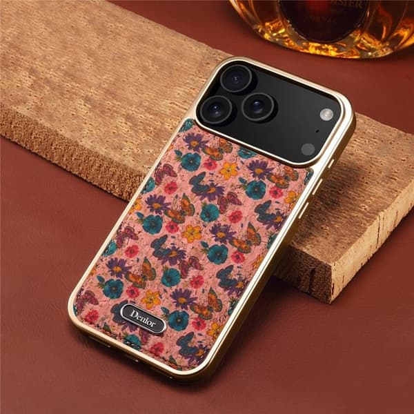 DENIOR Mobilskal till iPhone 17 Pro MagSafe Detachable - Butterfly Rosa Rosa