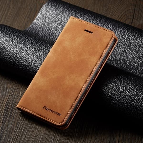 FORWENW Fantasy Series iPhone 6s Plus Plånboksfodral Konstläder - Brun