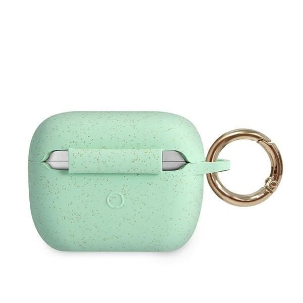 Guess Cover AirPods Pro Silikone Glitter - Grøn Green