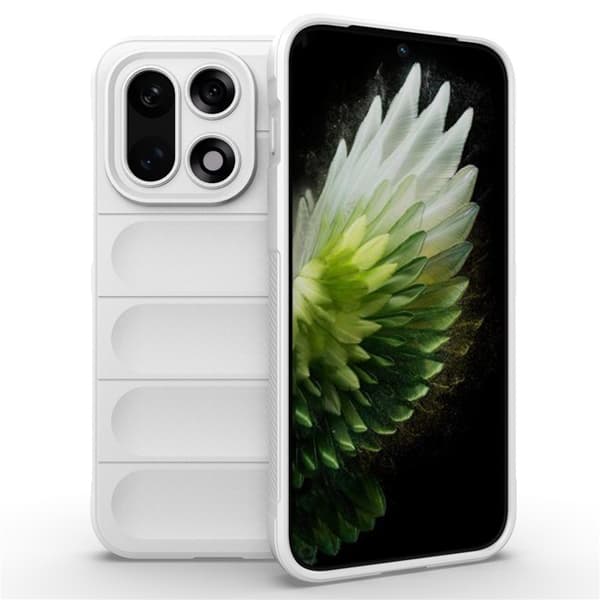 AMORUS Mobilskal till OnePlus 15 Rugged Soft TPU Shockproof - Vit Vit