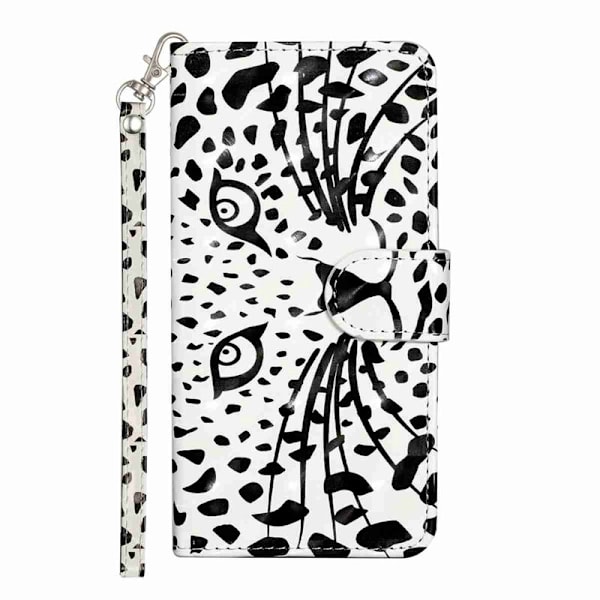 Plånboksfodral för Samsung Galaxy S26 Plus 3D-mönster Konstläder - Leopardhuvud