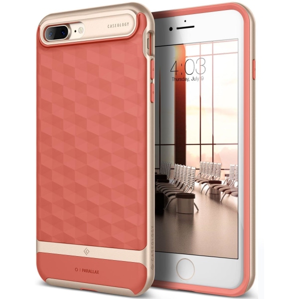 Caseology Parallax Cover til iPhone 7 Plus - Pink Pink