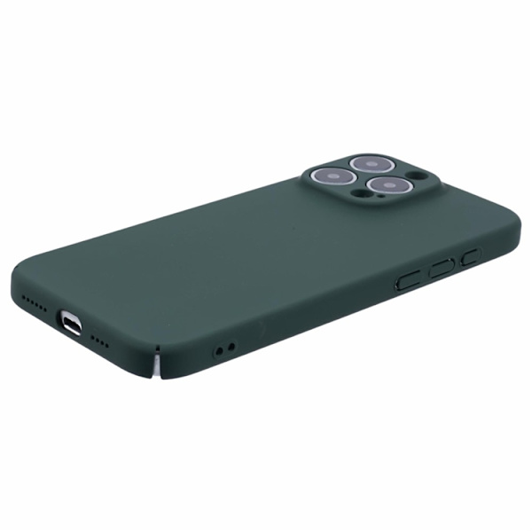 Mobilskal till iPhone 16 Pro Skin-Touch Rubberized PC - Grön Grön