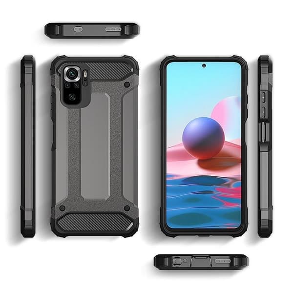 Xiaomi Poco M4 Pro 5G Skal Hybrid Armor - Blå Blå