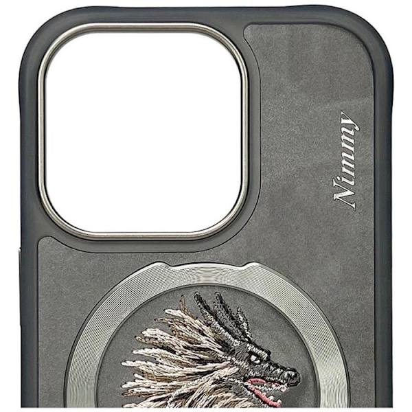Nimmy Mobilskal till iPhone 16 Pro Max MagSafe Dragon - Grå Grå