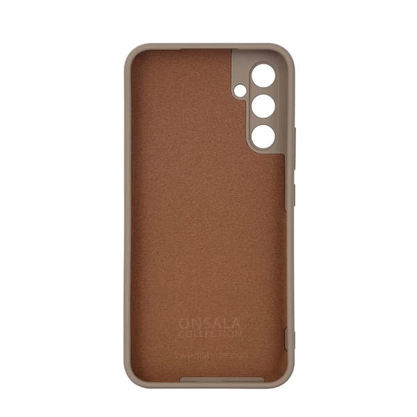 Onsala Mobilskal till Galaxy A35 5G Silikonkänsla - Sommarsand Brun