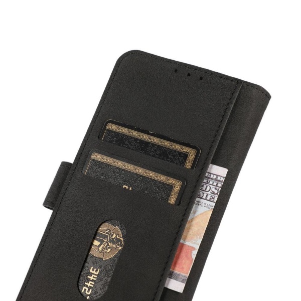 Khazneh Retro Wallet Cover til iPhone 13 Mini - Sort Black