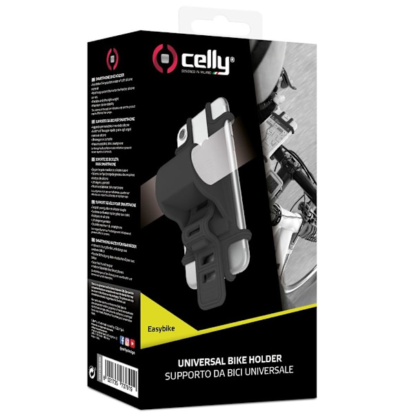 Mobilholder til cykel/klapvogn/golfvogn Sort Black