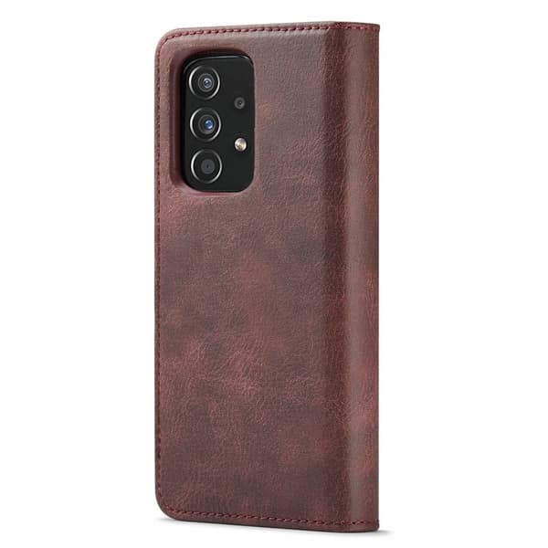 DG.MING Samsung Galaxy A53 5G Flip Plånboksfodral Röd