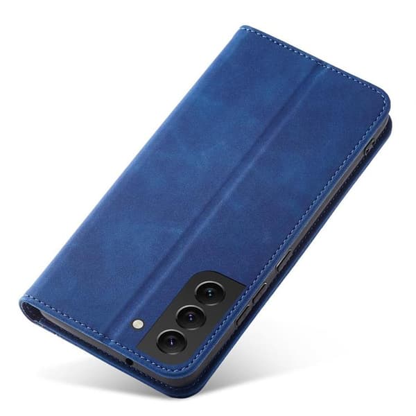 Galaxy S23 Ultra Plånboksfodral Magnet Fancy - Blå Blå