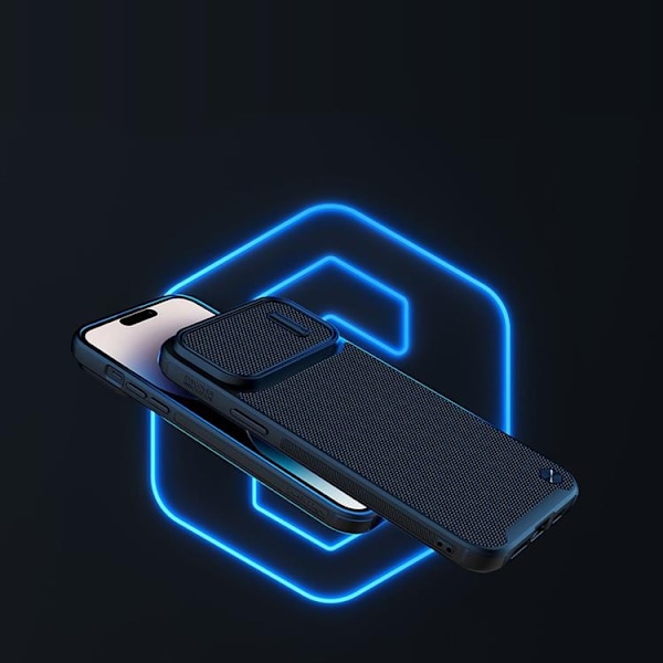 Nillkin iPhone 14 Pro Skal Magsafe Textured S Magnetic - Blå