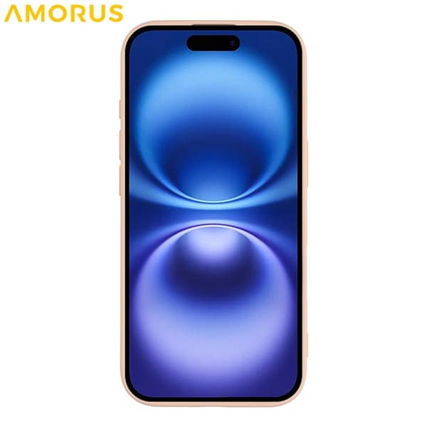 AMORUS Mobilskal till iPhone 17 Precise Cutouts TPU Fiber - Rosa Rosa