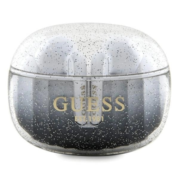 Guess TWS øretelefoner Bluetooth Glitter Gradient - Sort Black