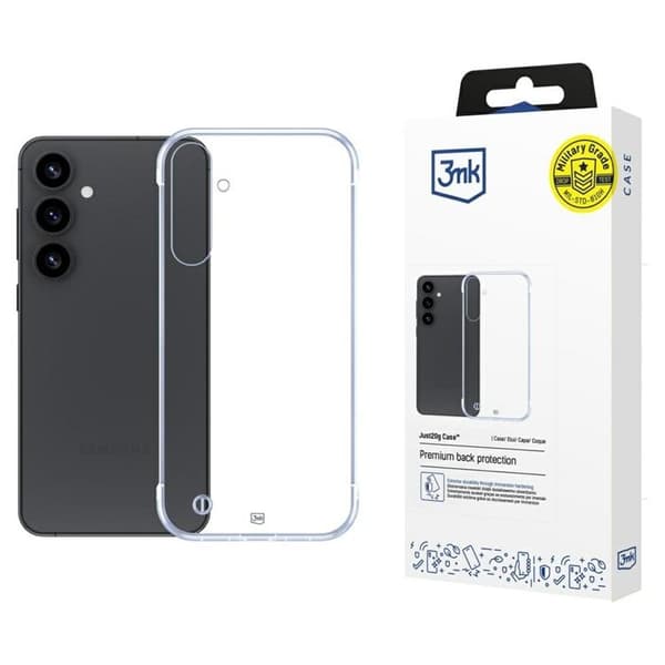 3MK Telefontaske til Galaxy S25 Plus Just20g - Klar Transparent