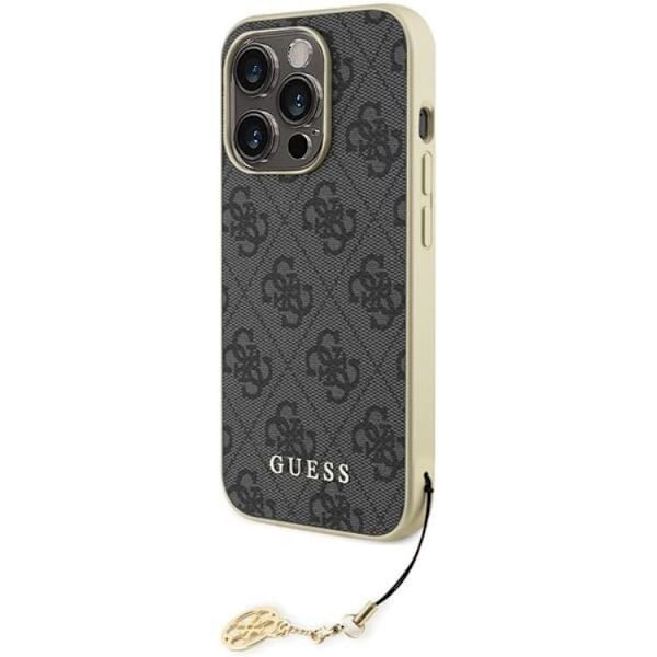 Guess iPhone 15 Pro Mobilskal Charms Collection - Grå
