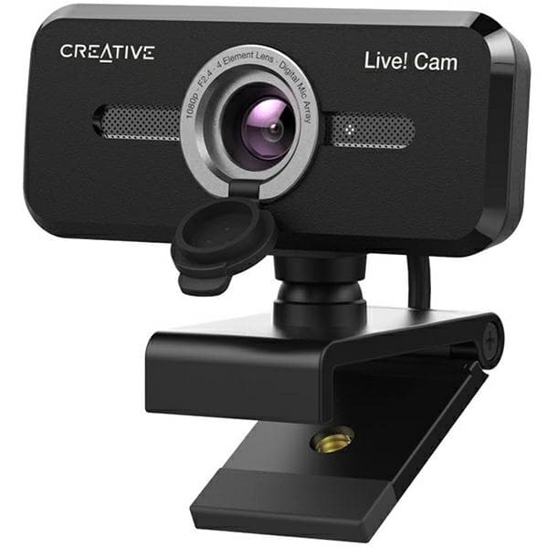 Creative Webbkamera 1080p Sync V2 - Svart Black