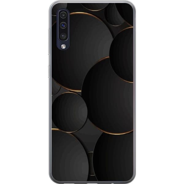 Telefontaske til Samsung Galaxy A50 med luksus cirkler