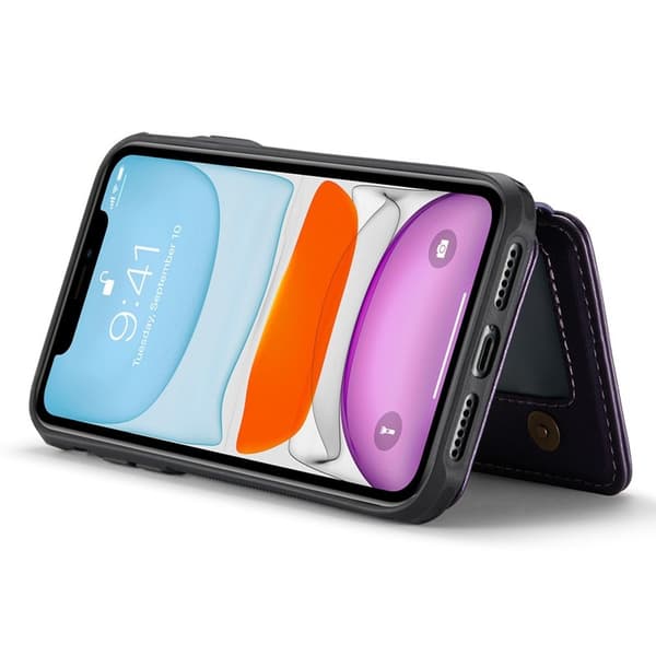 JEEHOOD J05 Mobilskal till iPhone 11 Läder MobilLila