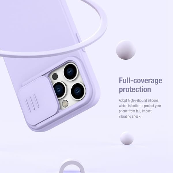 NILLKIN Mobilskal till iPhone 14 Pro Skydd för Kamera Blå