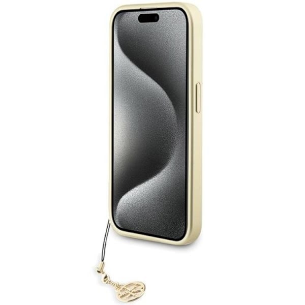 Guess iPhone 15 Pro Mobilskal Charms Collection - Grå