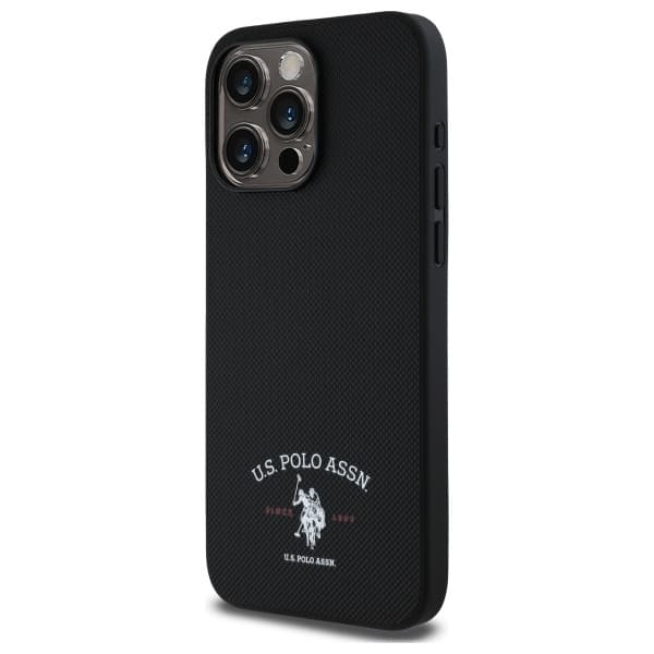 US Polo Mobilskal till iPhone 15 Pro Max Printed DH Logo - Svart