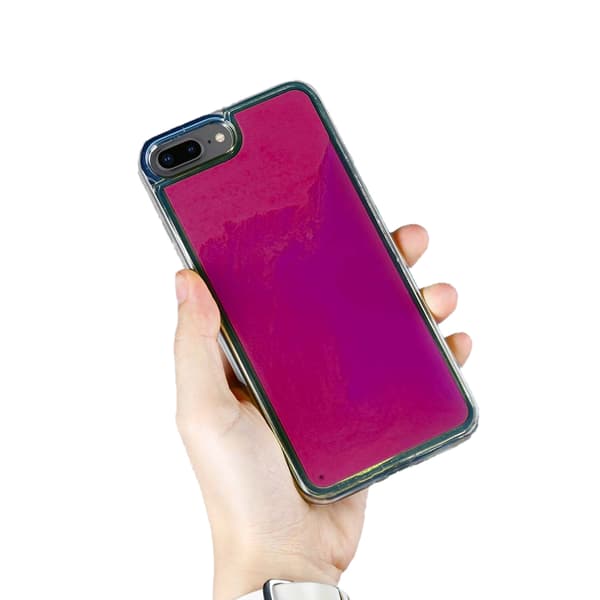 Liquid Neon Sand skal till iPhone 7 Plus & iPhone 8 Plus - Violet Lila