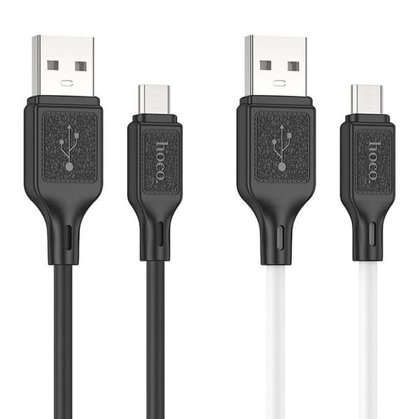 HOCO USB Til MicroUSB 1m Kabel 2.4A X90 - Sort Black
