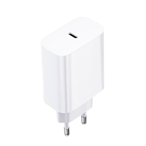 Forcell Reseladdare USB-C med Lightning Kabel 3A 20W - Vit