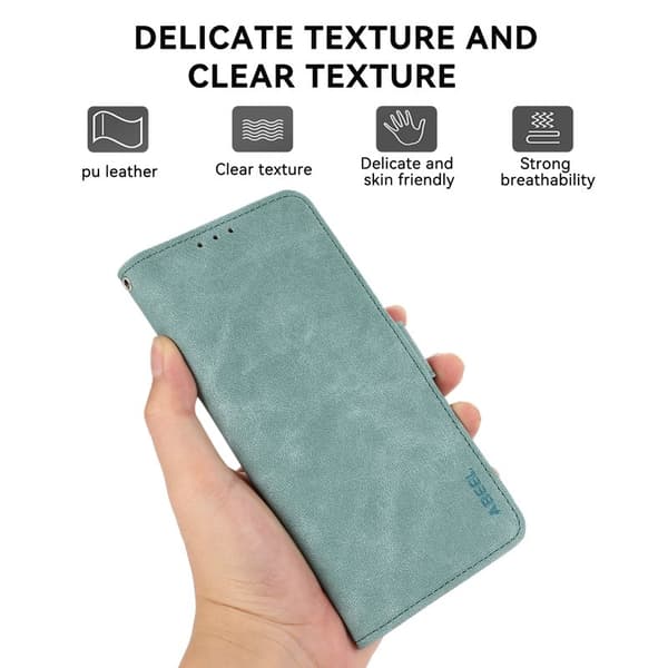ABEEL Xiaomi 17 Plånboksfodral Konstläder Folio Ställ Blå